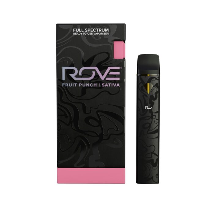 Rove | Fruit Punch | Melted Diamond Live Resin Vaporizer | 1.0g (Ready-to-Use/Disposable) $45 each - Sativa