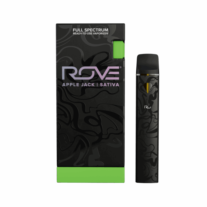 Rove | Apple Jack | Melted Diamond Live Resin Vaporizer | 1.0g (Ready-to-Use/Disposable) $45 each - Sativa