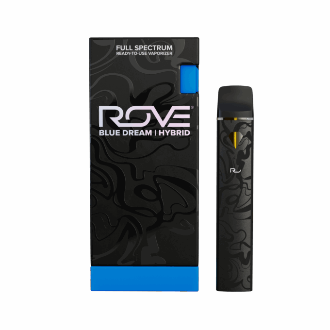 Rove | Blue Dream | Melted Diamond Live Resin Vaporizer | 1.0g (Ready-to-Use/Disposable) $45 each - Hybrid