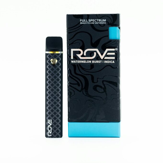 Rove | Watermelon Burst | Melted Diamond Live Resin Vaporizer | 1.0g (Ready-to-Use/Disposable) $45 each - Indica