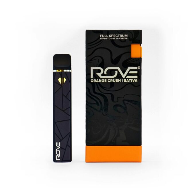 Rove | Orange Crush | Melted Diamond Live Resin Vaporizer | 1.0g (Ready-to-Use/Disposable) $45 each - Sativa